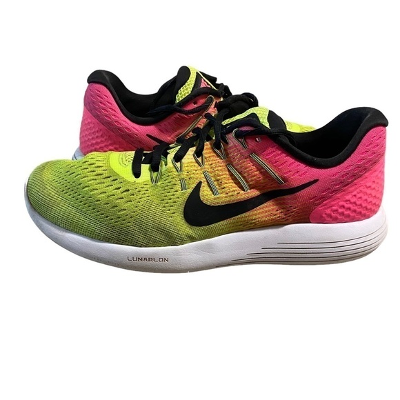 Nike Women’s Size 8.5 Lunarglide 8 Athletic Running Sneaker Shoes Multicolor - Picture 3 of 16
